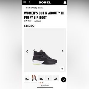 WOMEN'S OUT N ABOUT™ III PUFFY ZIP BOOT Size 7.5